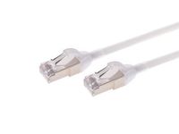 Monoprice SlimRun Cat6a S/FTP Netwerkkabel Wit 1,524 m