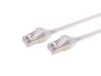 Monoprice SlimRun Cat6a S/FTP Netwerkkabel Wit 1,524 m
