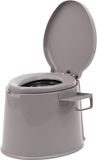 Bo-Camp Draagbaar toilet - 7 Liter - Grijs