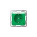 Gira Systeem 55 Veiligheid Stroom SCHUKO Stopcontact Groen - 4457107