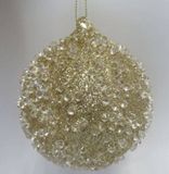 JJA BDN VERRE 80MM DIAMNT PAILL OR Verre Cristal Doré 8 cm