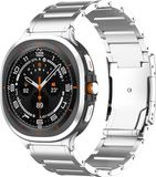 Strap-it Titanium schakel band - zilver