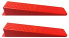Merkloos Herbruikbare Tegel Nivelering Wedges - 200 Stuks