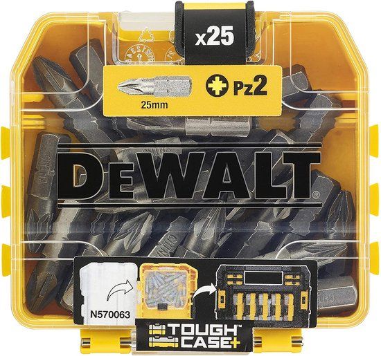 DeWALT DT71521 PZ2 25mm Schroefbits - 25 stuks