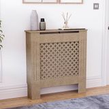 Vida Oxford Radiatorhoes, nude, traditionele nude MDF doos, klein