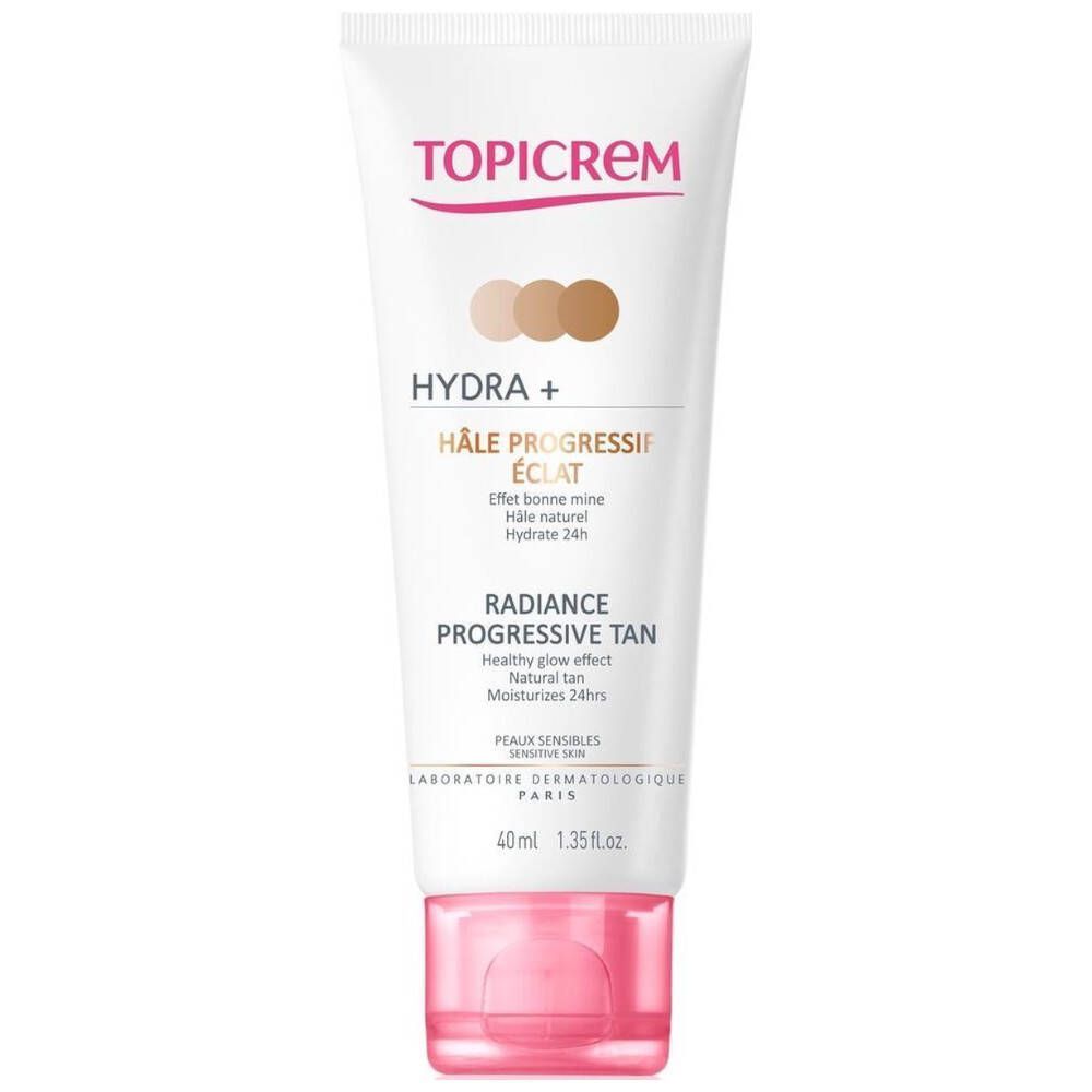Topicrem HYDRA+ Radiance Progressive Tan - 40 liter