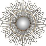 Safavieh Wandspiegel EUM4020 Rond Metaal Klassiek