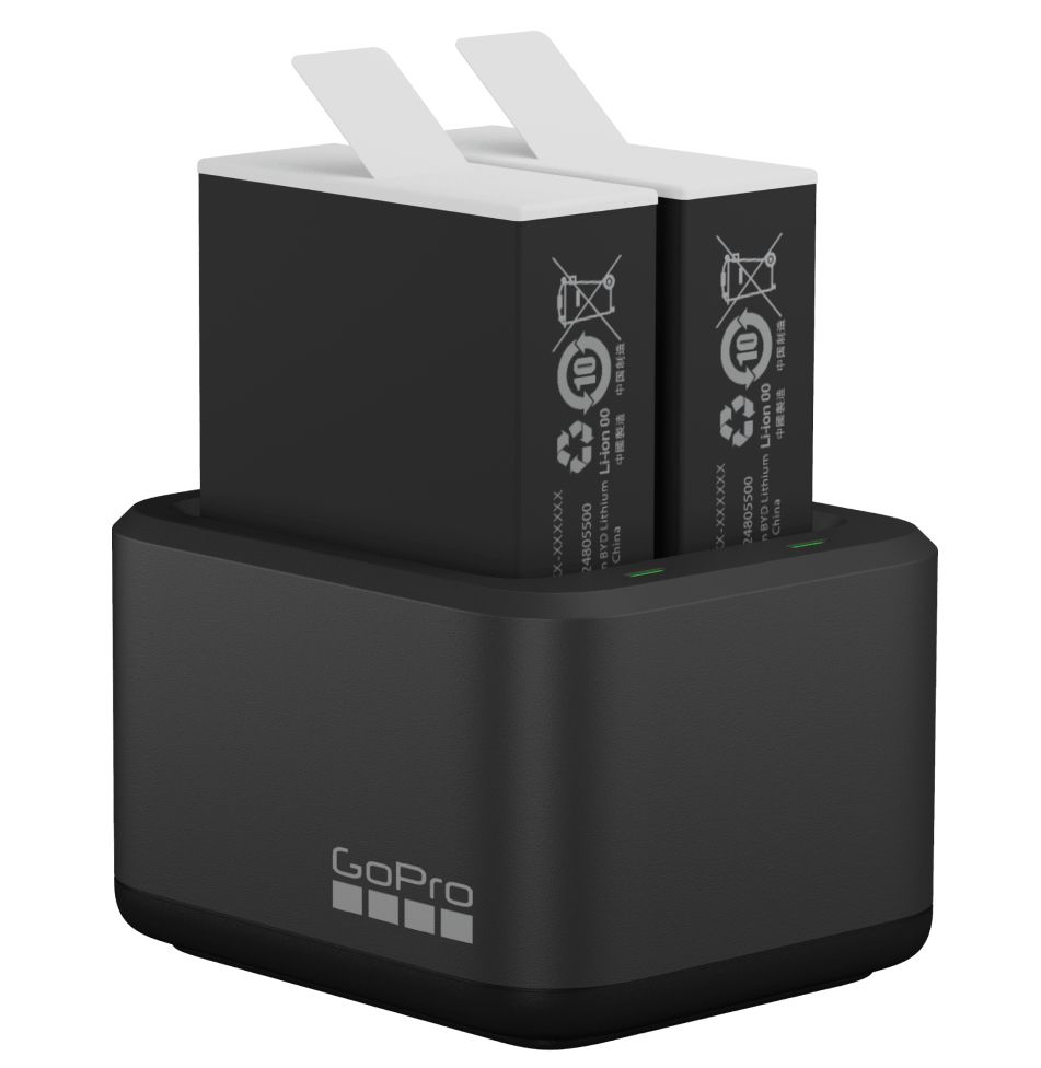 GoPro Dual Battery Charger + Enduro Battery - HERO10/HERO9 - Black