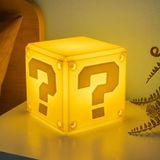 Paladone Lampe en forme de bloc point d'interrogation Super Mario en silicone
