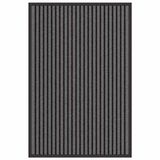 vidaXL Deurmat Zwart 60 x 90 cm Polypropyleen