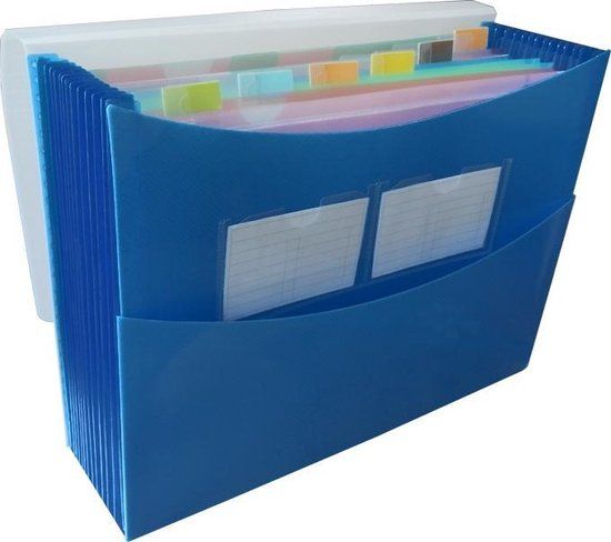 EXXO-HFP A4 "GROEI" Vakkenmap - 6 Tabs & 7 Vakken - Lime Groen - 1 stuks