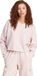 adidas Sportswear ALL SZN Ribbed V-Neck Sweatshirt - Dames - Roze - L