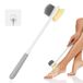 Brosse de lavage des pieds avec long manche, idéale pour les personnes âgées
