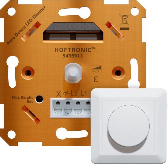 HOFTRONIC Universele LED Dimmer - 3-400 Watt - Fase Aansnijding en Fase Afsnijding