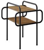 vidaXL Table basse Chêne artisanal 40 x 40 x 51 cm Bois d'ingénierie