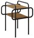 vidaXL Table basse Chêne artisanal 40 x 40 x 51 cm Bois d'ingénierie