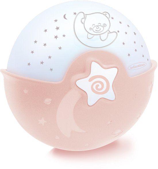 Infantino Soothing Light & Projector - Dusty Pink