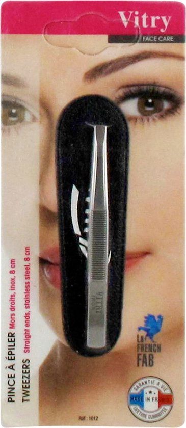 Vitry Face Care Tweezers Pincet Ref.12 1Stuks