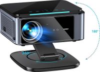 Projecteur Home Cinema - Projecteur LCD - 1080p avec prise en charge 4K/8K - 45000 lumens, 3000 ANSI - Android 12, Wi-Fi, Bluetooth - Laser, autofocus TOF - 2 Go de RAM, 128 Go de stockage