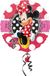 AMSCAN - Aluminium klassieke Minnie ballon