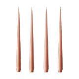 ester & erik Bougie ester & erik Lot de 4 laquée rosy caramel, 32 cm