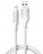 XO NB265 USB Lightning Kabel 2.4A 1m Wit