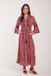 DIDI Dames Jurk Swing Dark red Sunny print maat 46