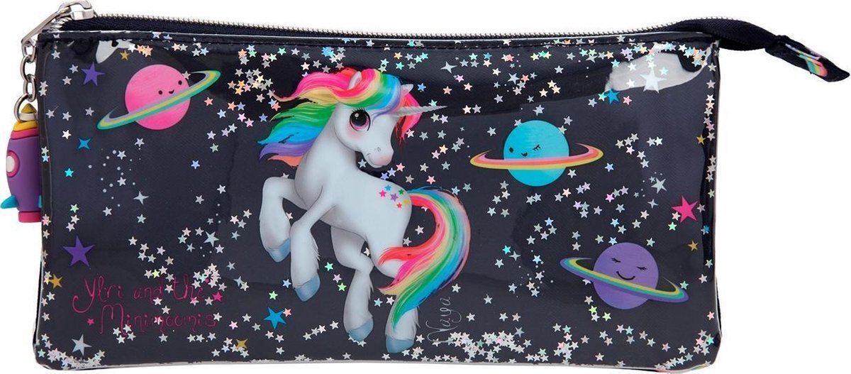 Ylvi & the Minimoomis Etui Space 21 X 11 Cm Polyester Zwart