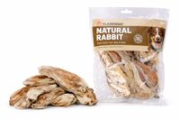 Flamingo Nature Snack Konijnenoren Met Haar 200gr