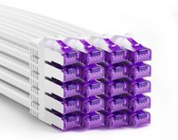 Merkloos Omgoods - CAT 7 Patchkabel 0.5m, 20 Stuks, Wit voor Snelle Verbindingen
