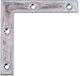 Alberts 848965 meubelhoek | sendzimir verzinkt | 60 x 60 x 10 mm | Set van 40