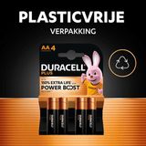 Duracell Plus 100% AA LR6 20 x 4 stuks