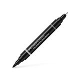 Faber-Castell Pitt Artist Pen Duo Marker - 199 Zwart