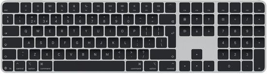Apple Magic Keyboard met Numpad en Touch ID - Draadloos Toetsenbord - QWERTY / UK (2024) - Zwart