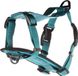 Harnas Flamingo Zorba H-harnas - Harnas Honden - Turquoise S 40-55cm 25mm
