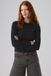 Levi's Pull à col rond côtelé - Femme - XS - Noir / Anthracite Night Rib
