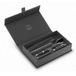 Parker IM Duo Pen-geschenkset | Vulpen, Balpen & Etui | Zwarte lak met chromen afwerking | Medium Tip | Blauwe inktvullingen | Perfect afstudeergeschenk