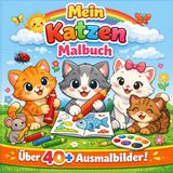 Mein Katzen Malbuch