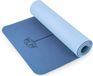 Bol Tapis de yoga Femmes 1/3" Tapis de fitness pour la maison Pilates - True Navy-Light Blue