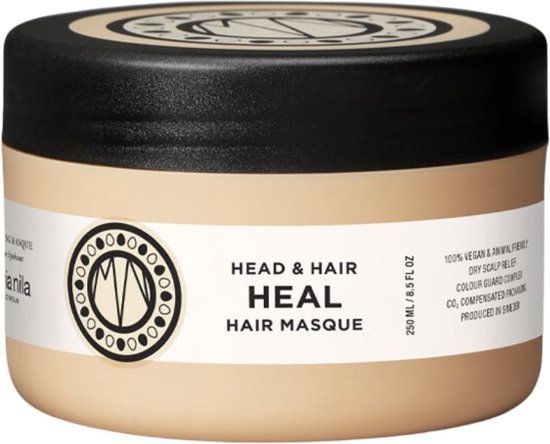 Maria Nila Head & Hair Heal Haarmasker - 250ml - Alle haartypes - Siliconenvrij - Parabenenvrij - Sulfaatvrij