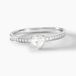 Mathylda Bague Solitaire Argent Blanc Oxyde De Zirconium