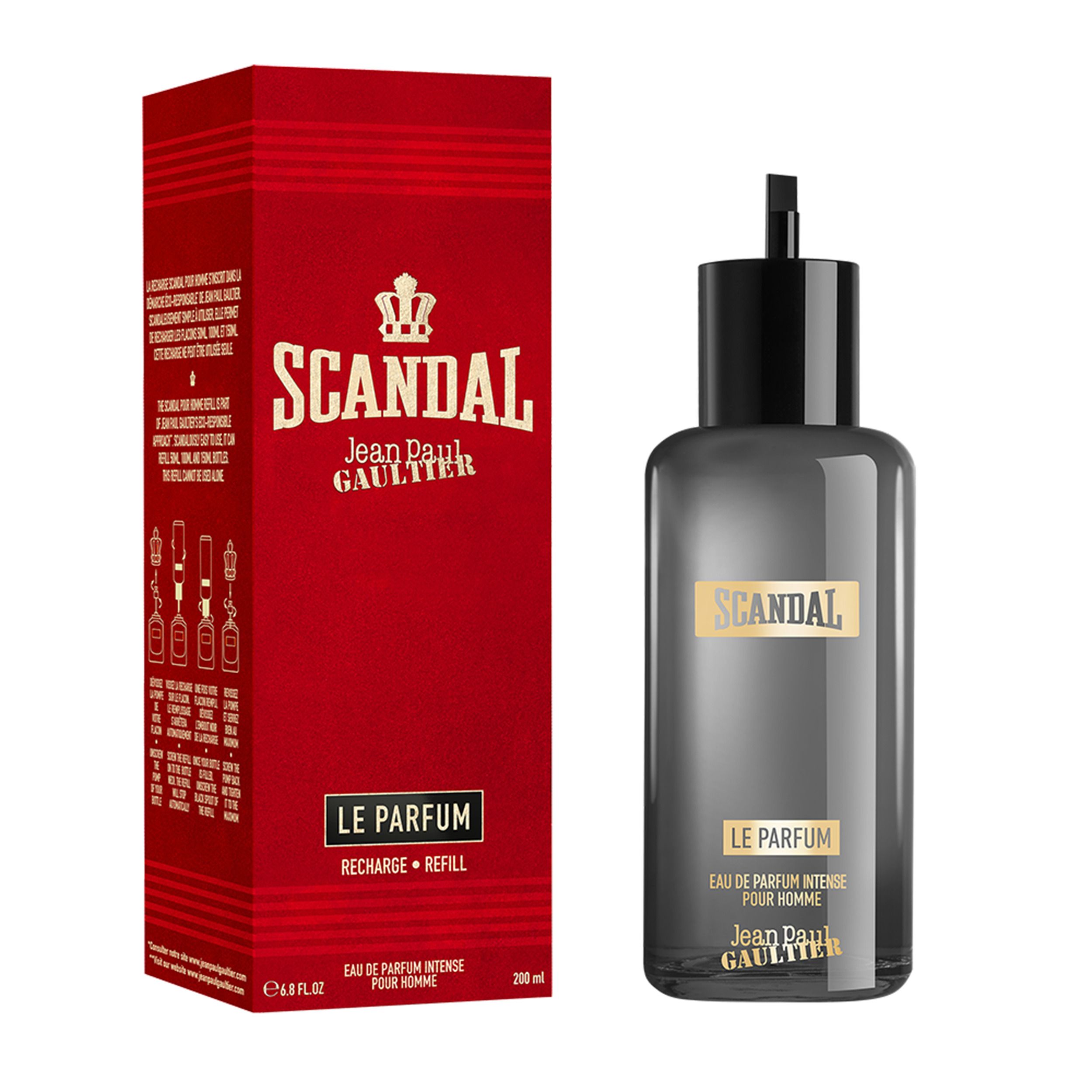 Jean Paul Gaultier Le Parfum Eau de Parfum Intense Refill / eau de parfum / 200 ml / heren