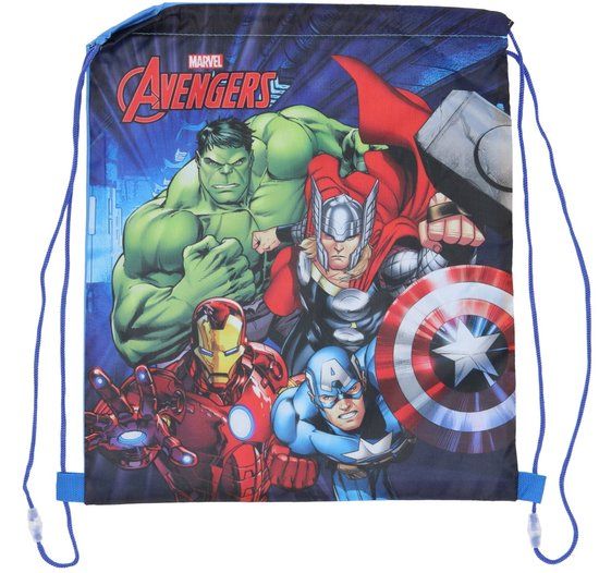 Avengers Gymtas - Zwemtas - 40 cm - Blauw - Voor Kinderen
