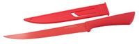 Nirosta "Happy" snijmes met bladbescherming, roestvrij staal, rood, 34 cm