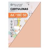 Karton A4 180g vanille 50 stuks