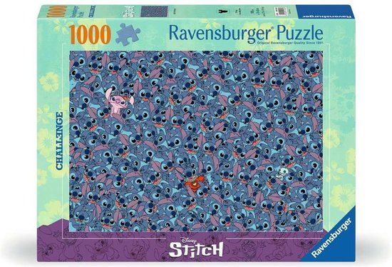 Ravensburger Challenge Puzzel Disney Stitch 1000 Stukjes