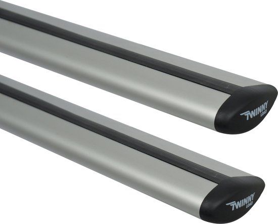 Twinny Load Dakdragerset Fly Bar Tesla 3 - Aluminium - Zwart
