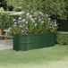 Maison Exclusive - Jardinière surélevée, acier galvanisé, 224x80x68 cm, vert