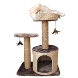 Croci Natuurlijke Larix kattenkrabbers, 60 x 38 x 80,5 cm