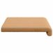 VidaXL Coussin de banc Sherpa Tissu Beige 60 cm
